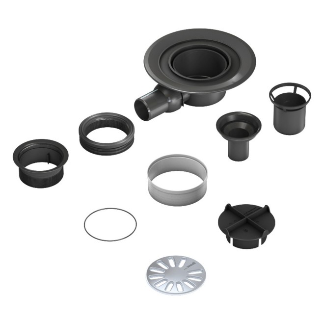 Wedi Fundo Put afvoer horizontaal DN-50 rond